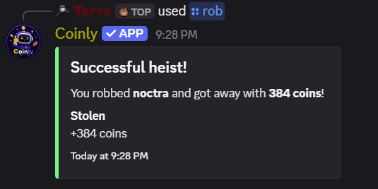 rob command