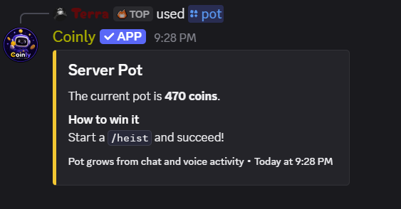 pot command