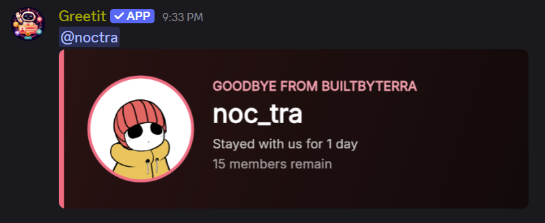 goodbye greetit