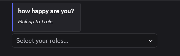 rolemenu greetit