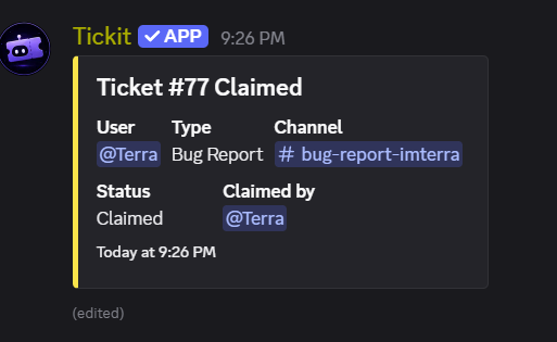 Ticket claim